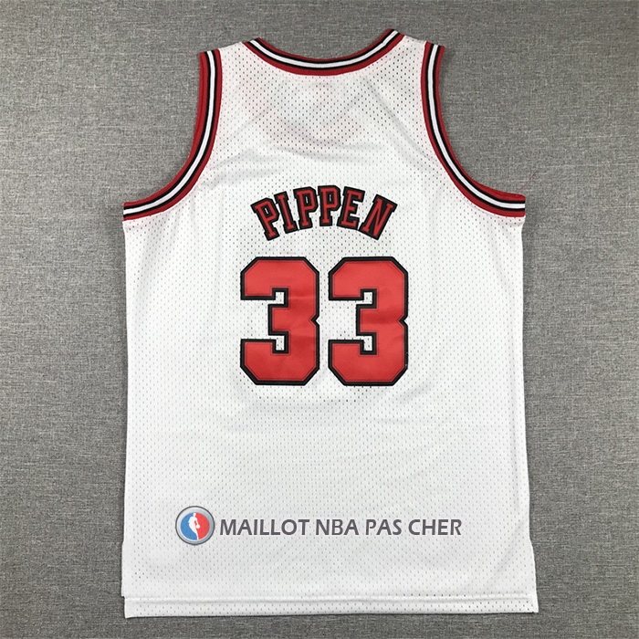 Maillot Enfant Chicago Bulls Scottie Pippen NO 33 Mitchell & Ness 1997-98 Blanc